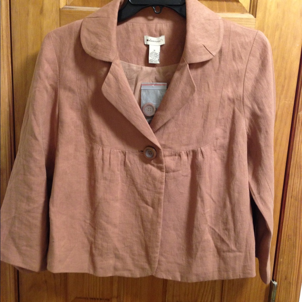 Elevenses Anthropologie Cropped Jacket